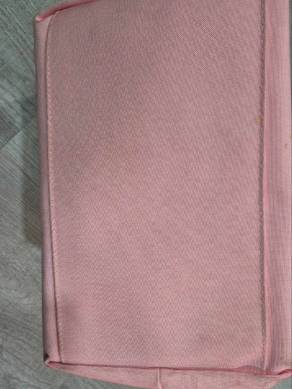 Dooney & Bourke Pink Canvas Drawstring Shoulder Bag with Brown Leather Trim - Picture 5 of 12